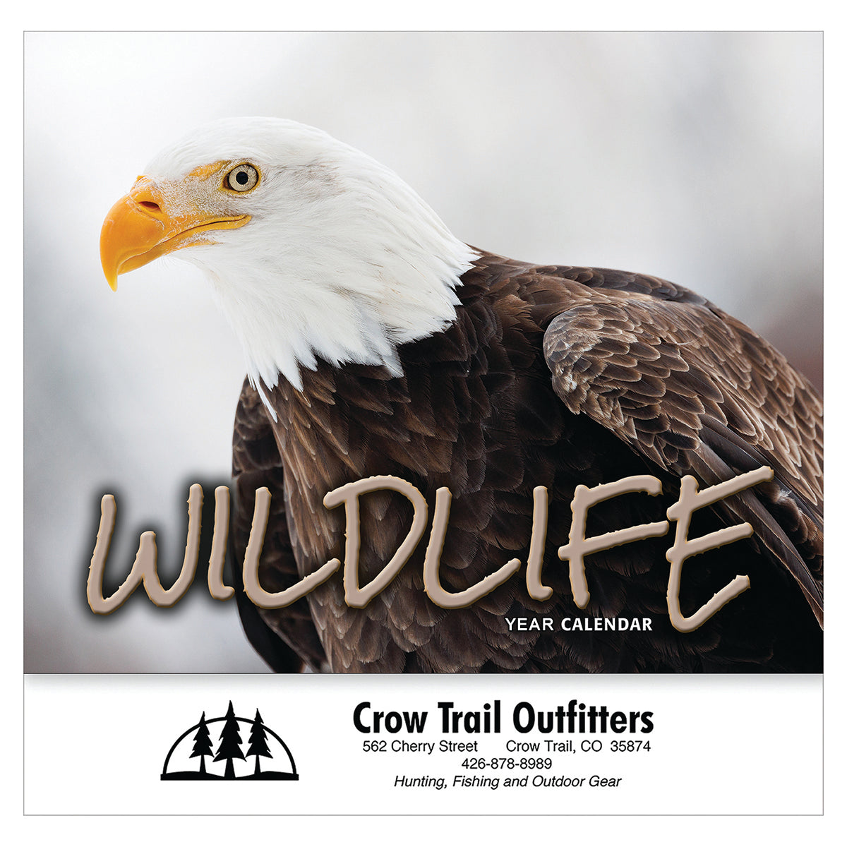 2026 Wildlife Wall Calendar - Stapled