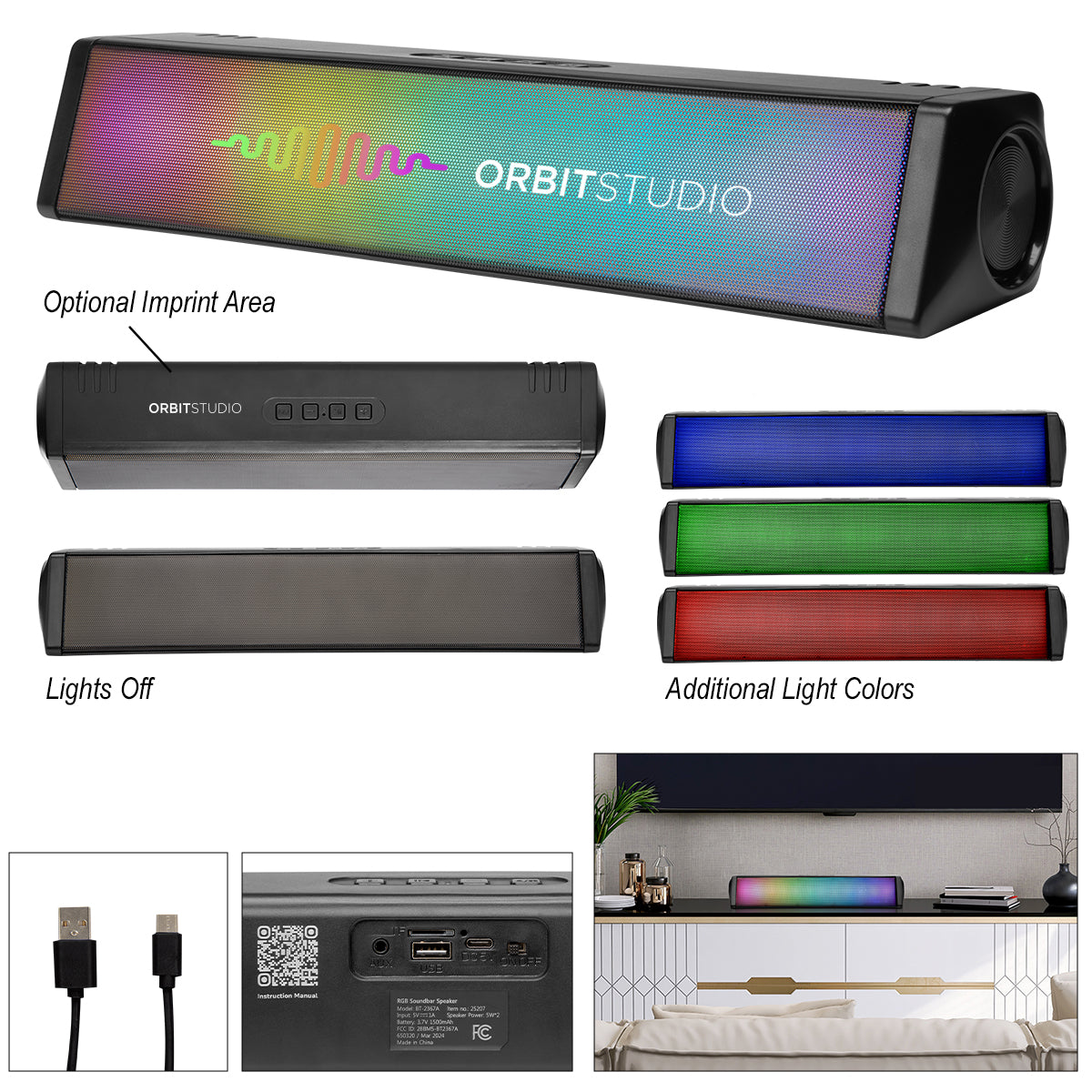 Boomin' Soundbar Speaker