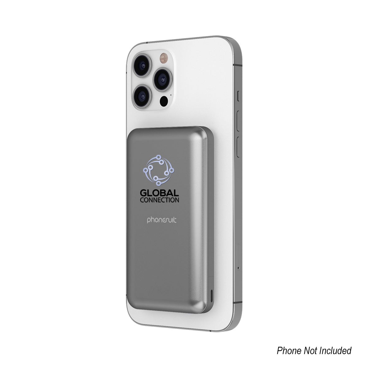 10,000 mAh PhoneSuit® Mag Max Wireless Portable Pocket Charger & Battery Pack
