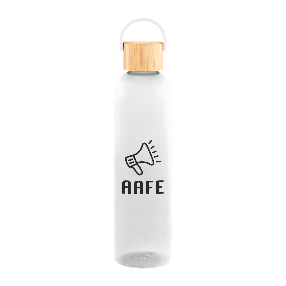 32 Oz. Jeffrey rPET Bottle With Bamboo Lid And Easy Carry Handle
