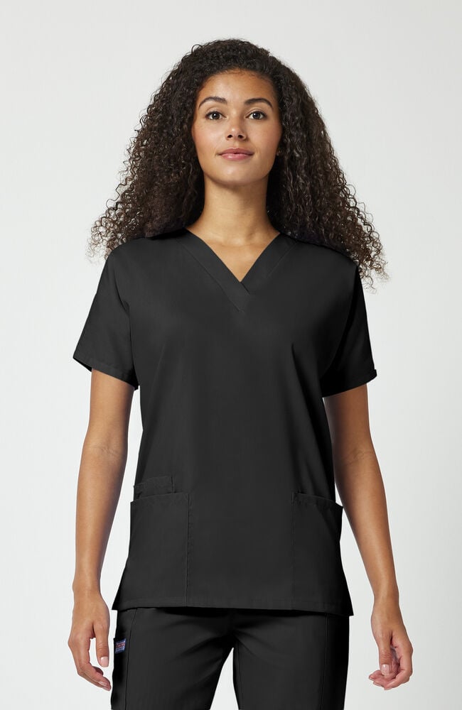 Women's 3-Pocket Dolman V-Neck Scrub Top