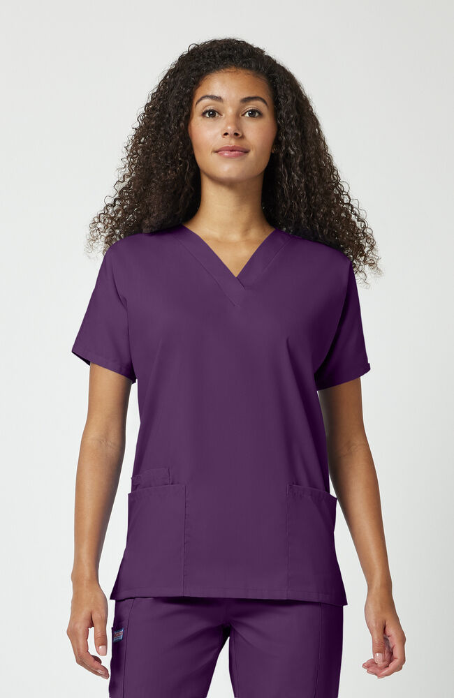 Women's 3-Pocket Dolman V-Neck Scrub Top