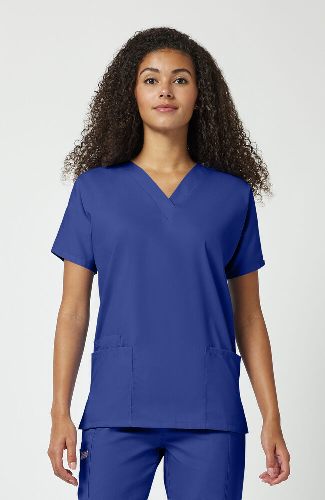 Women's 3-Pocket Dolman V-Neck Scrub Top