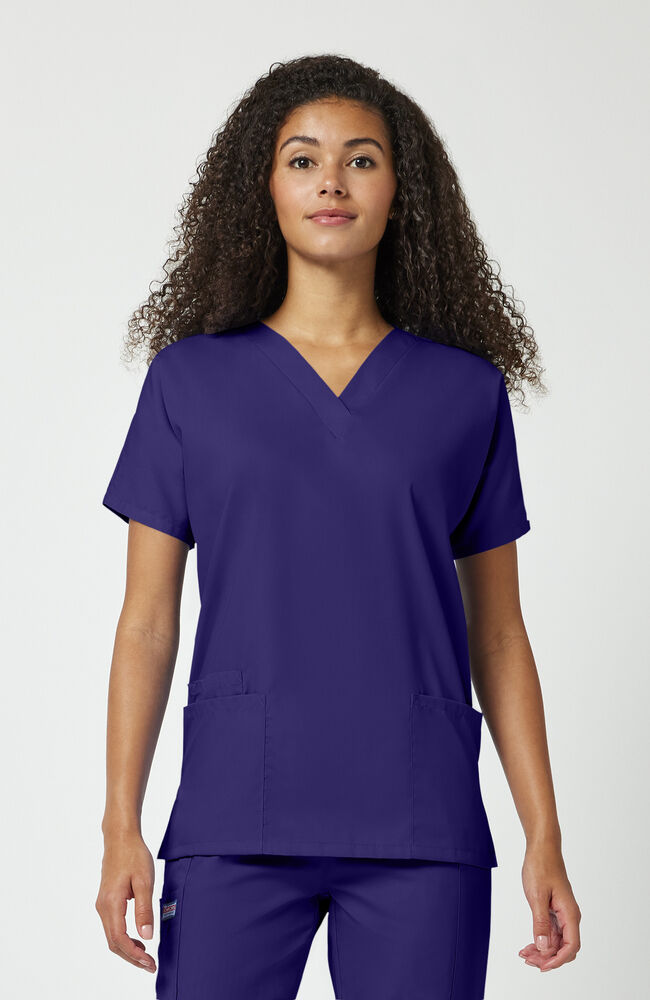 Women's 3-Pocket Dolman V-Neck Scrub Top
