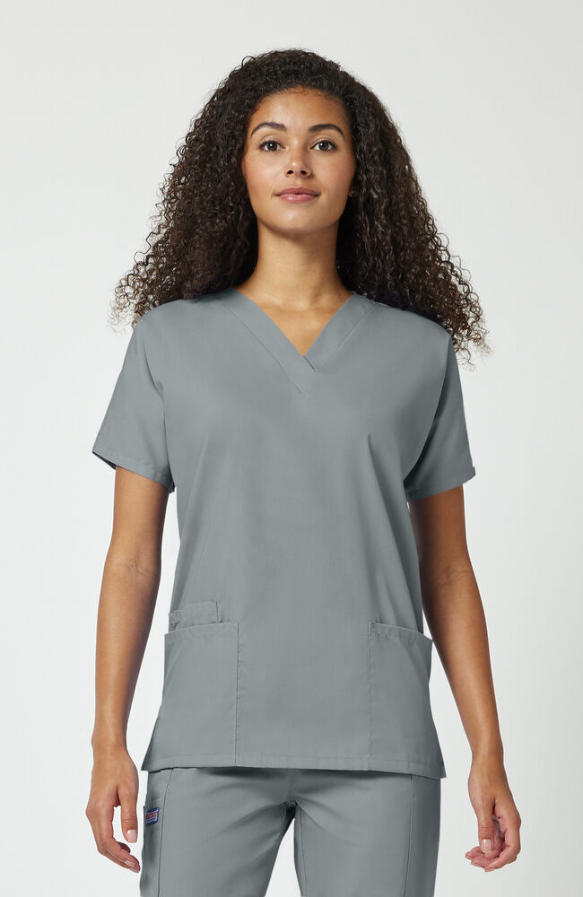 Women's 3-Pocket Dolman V-Neck Scrub Top