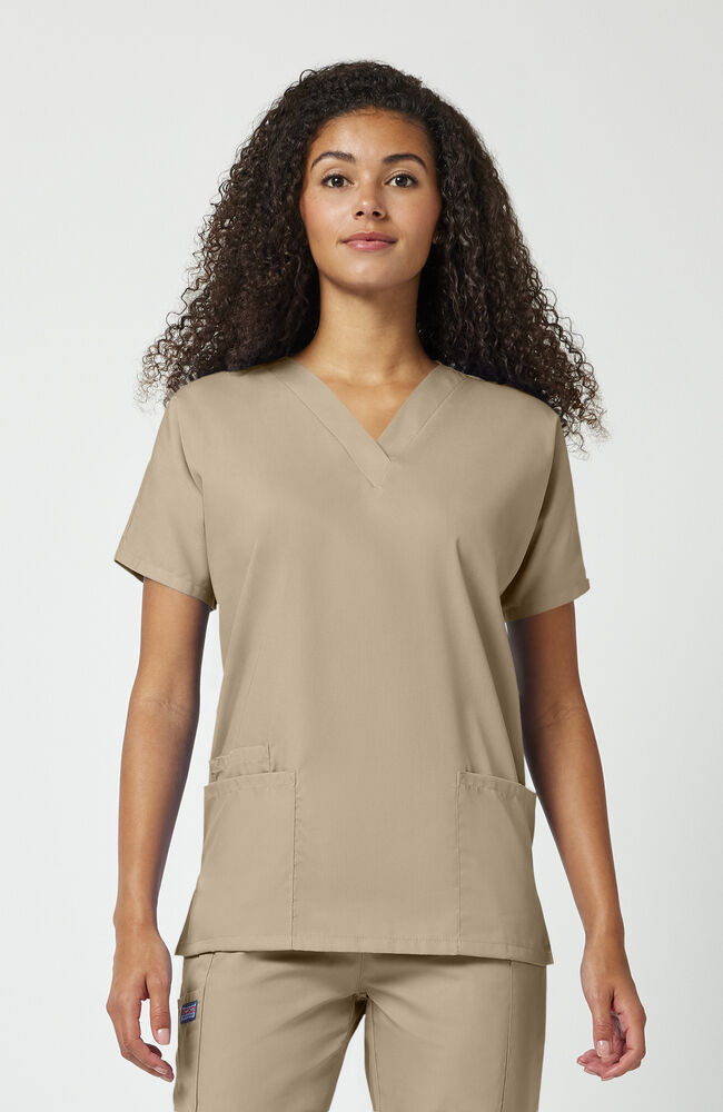 Women's 3-Pocket Dolman V-Neck Scrub Top