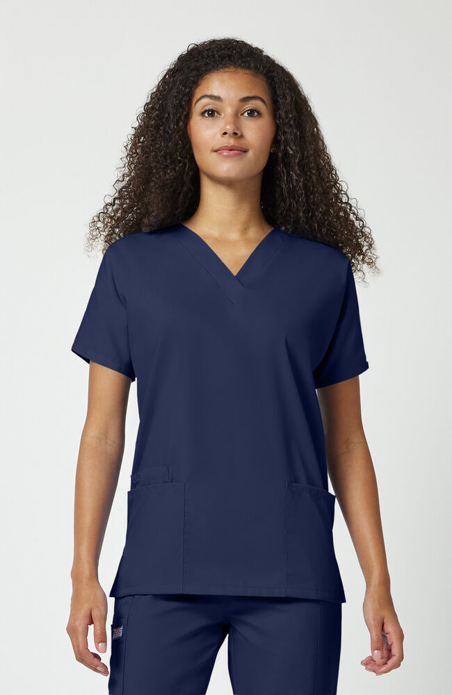 Women's 3-Pocket Dolman V-Neck Scrub Top