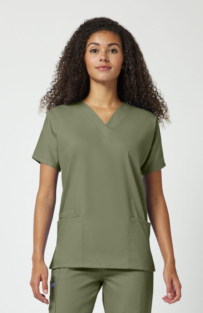 Women's 3-Pocket Dolman V-Neck Scrub Top