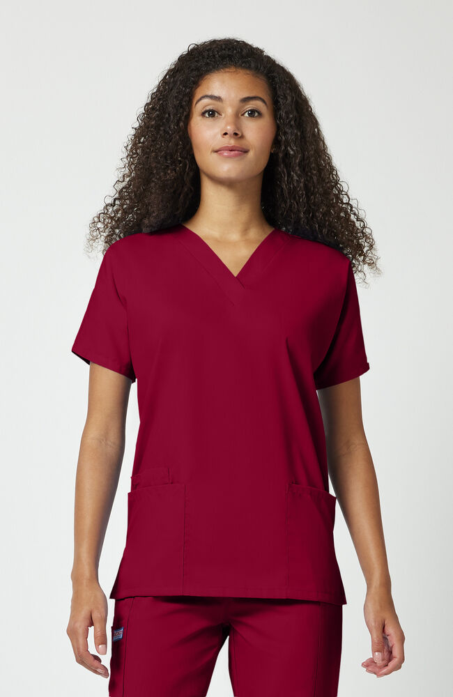Women's 3-Pocket Dolman V-Neck Scrub Top