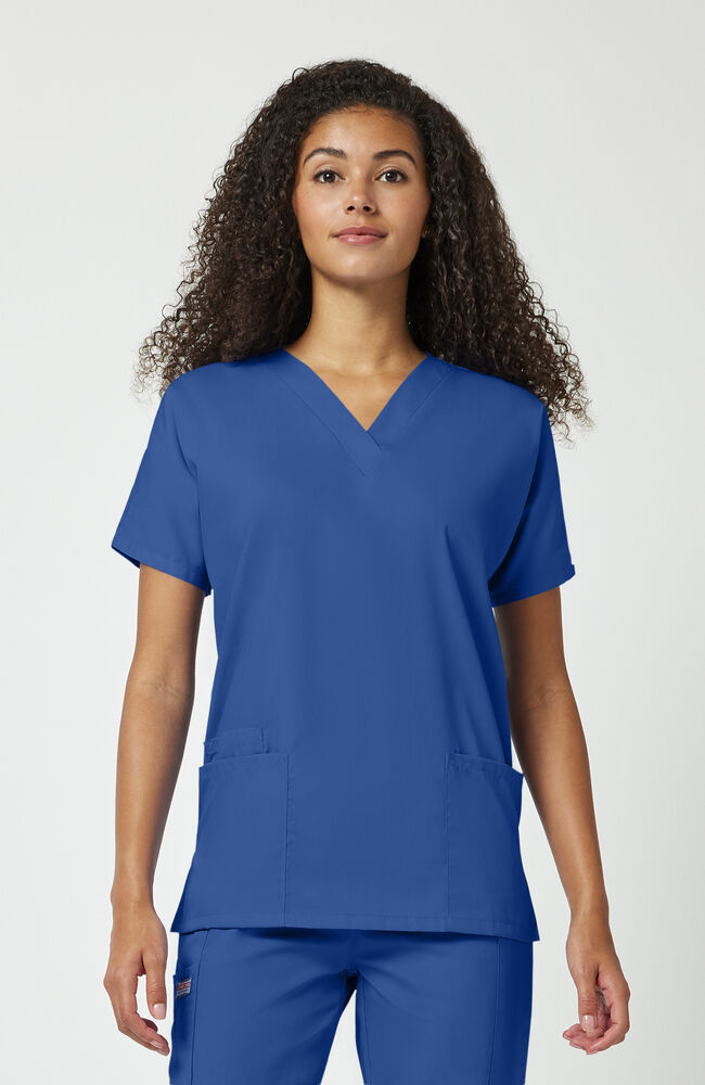 Women's 3-Pocket Dolman V-Neck Scrub Top