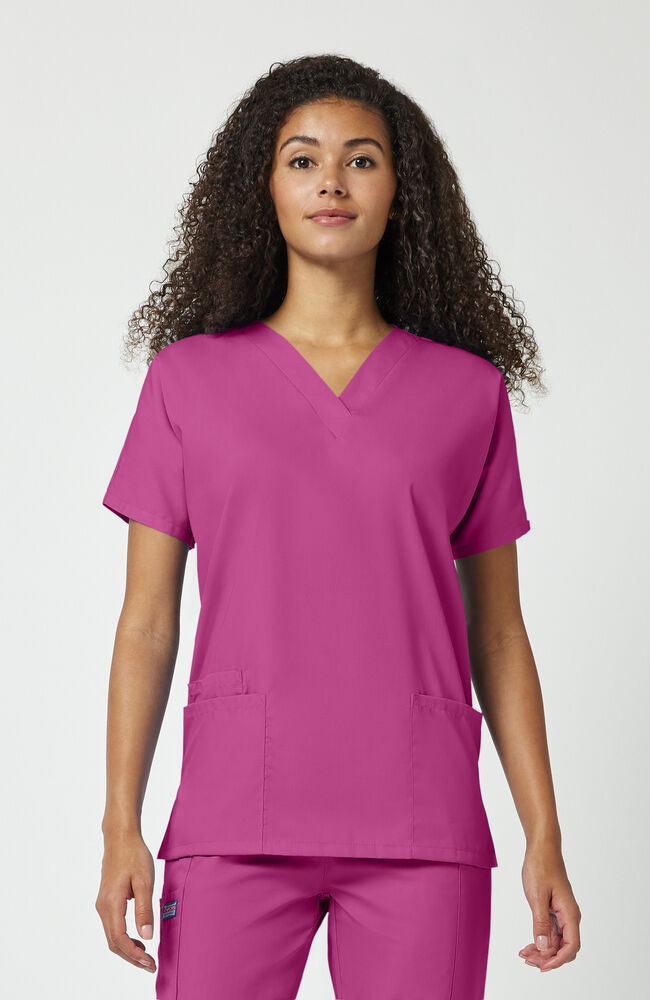 Women's 3-Pocket Dolman V-Neck Scrub Top