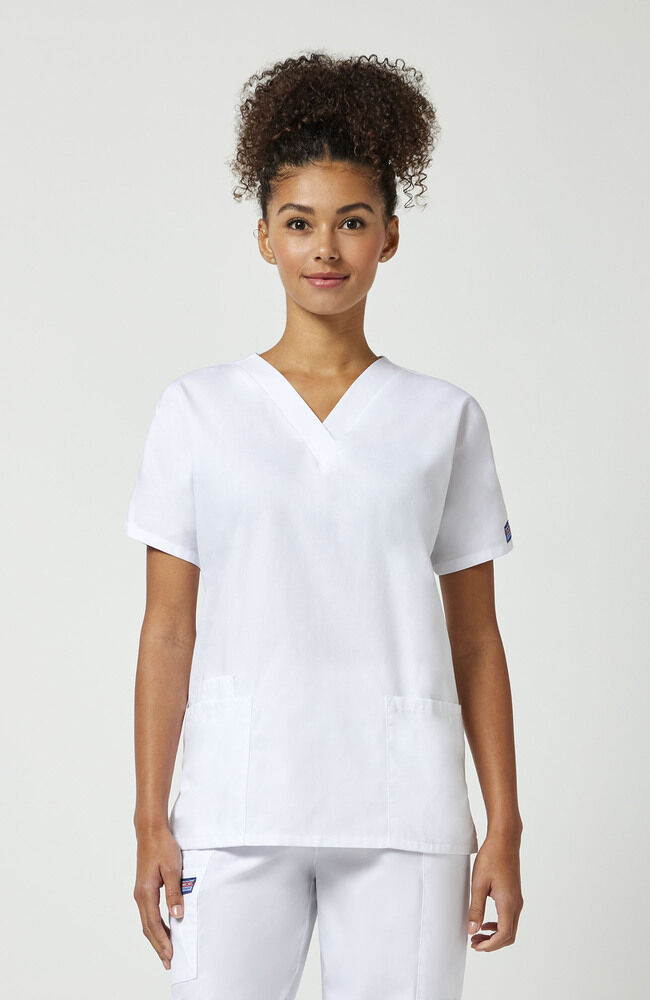 Women's 3-Pocket Dolman V-Neck Scrub Top