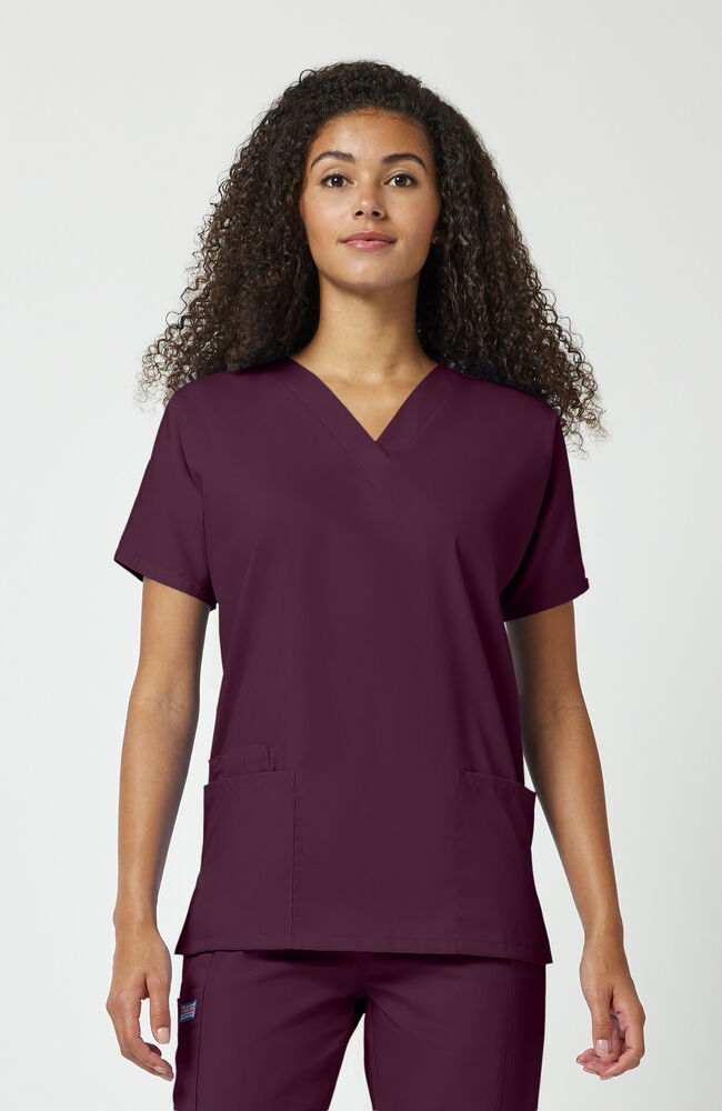 Women's 3-Pocket Dolman V-Neck Scrub Top