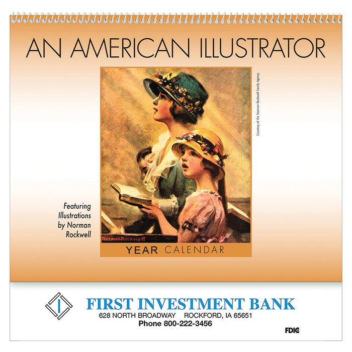 2026 An American Illustrator Wall Calendar - Spiral