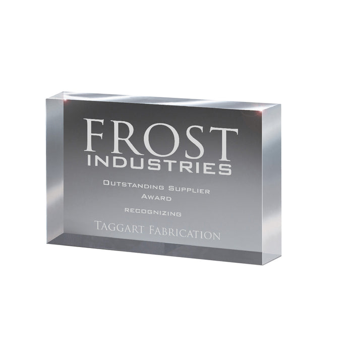 Small Freestanding Block Award