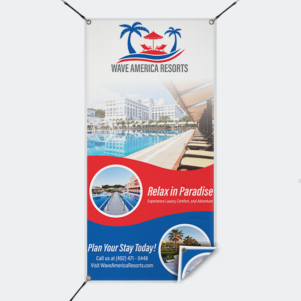 18oz Banner