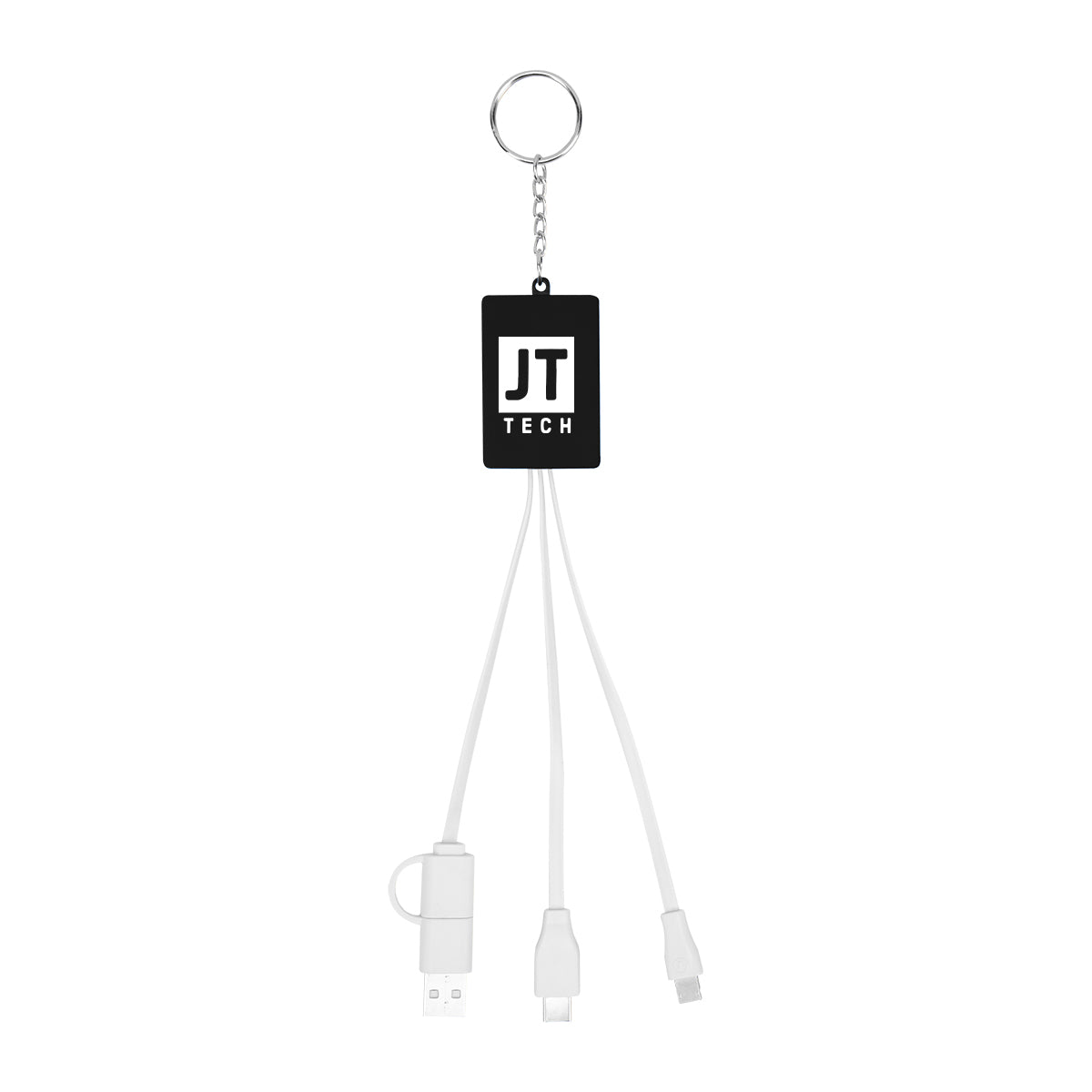 Multi-Charging Cable USB Hub Keyring