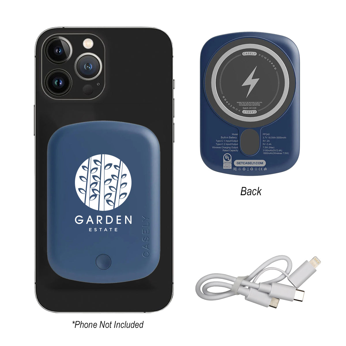 5,000 mAh Casely™ Power Pod