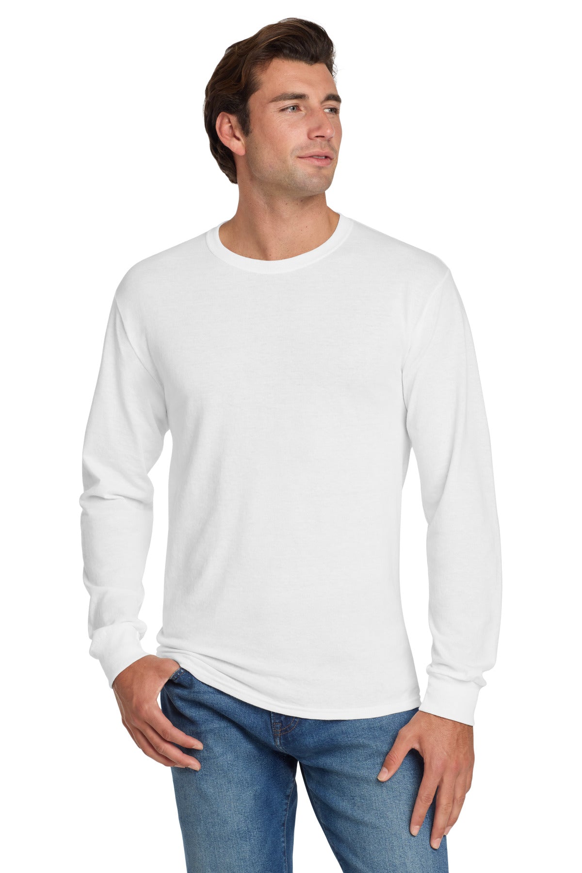 Jerzees® - Dri-Power® 50/50 Cotton/Poly Long Sleeve T-Shirt.  29LS