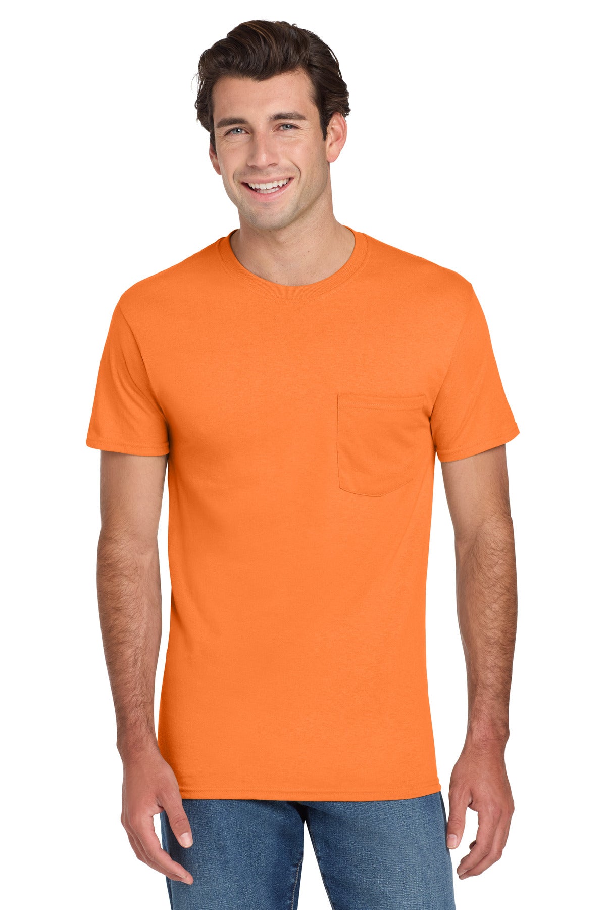 Jerzees® -  Dri-Power® 50/50 Cotton/Poly Pocket T-Shirt.  29MP