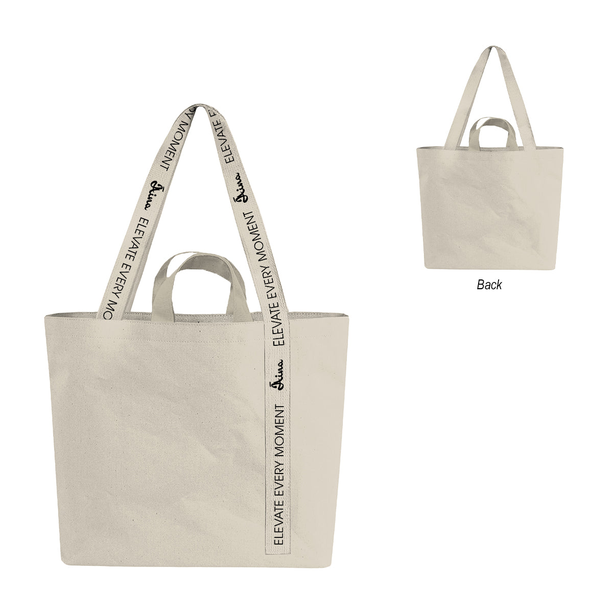 14 oz. Recycled Mono-Strap Canvas Tote Bag