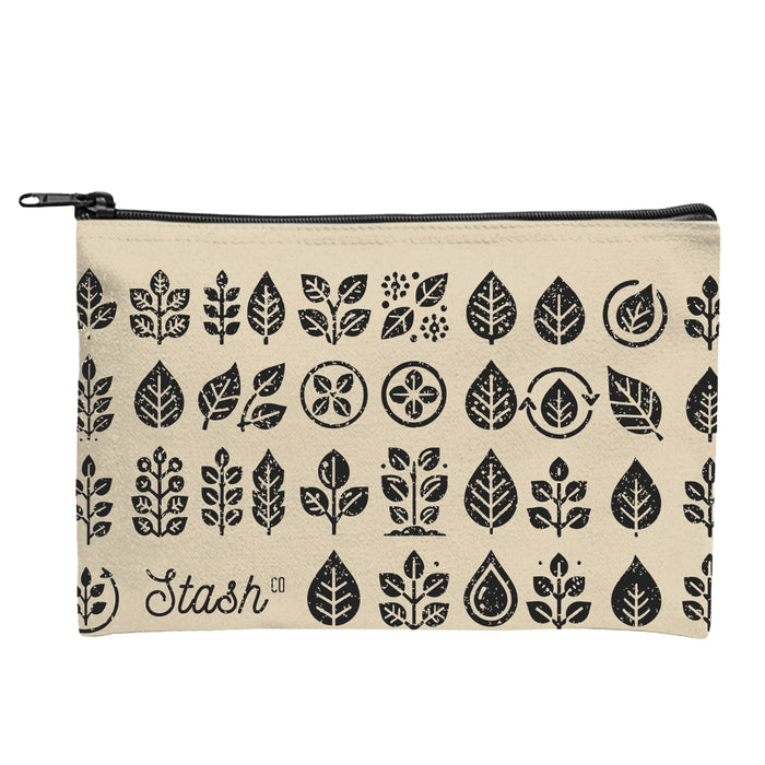Recycled Canvas Zippered Pouch