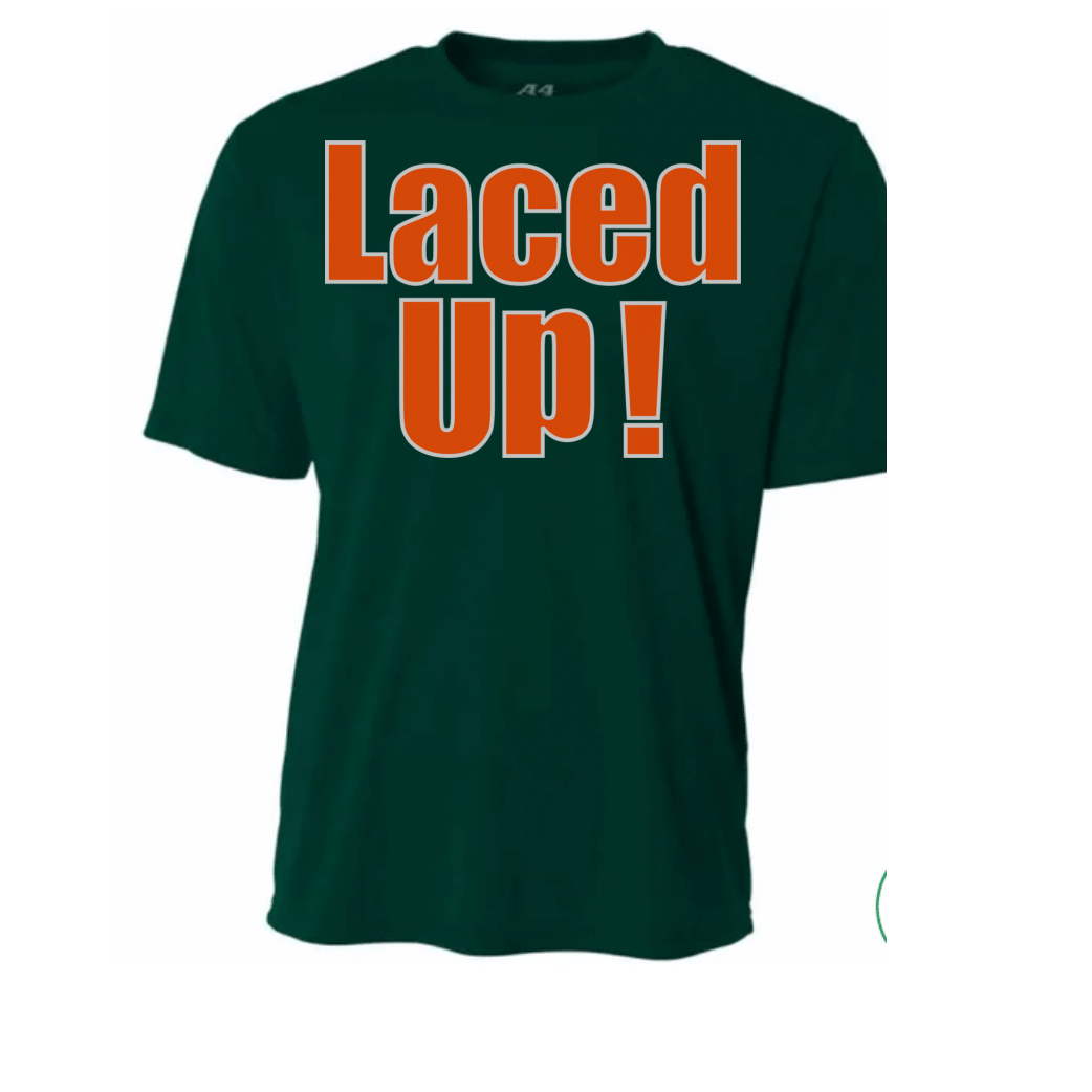 Men's Green Laced Up! Tee