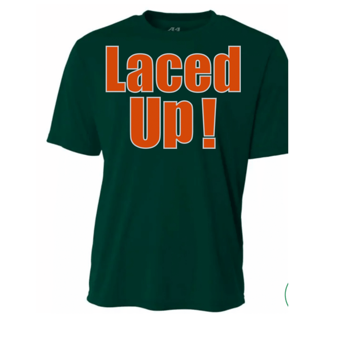 Men's Green Laced Up! Tee