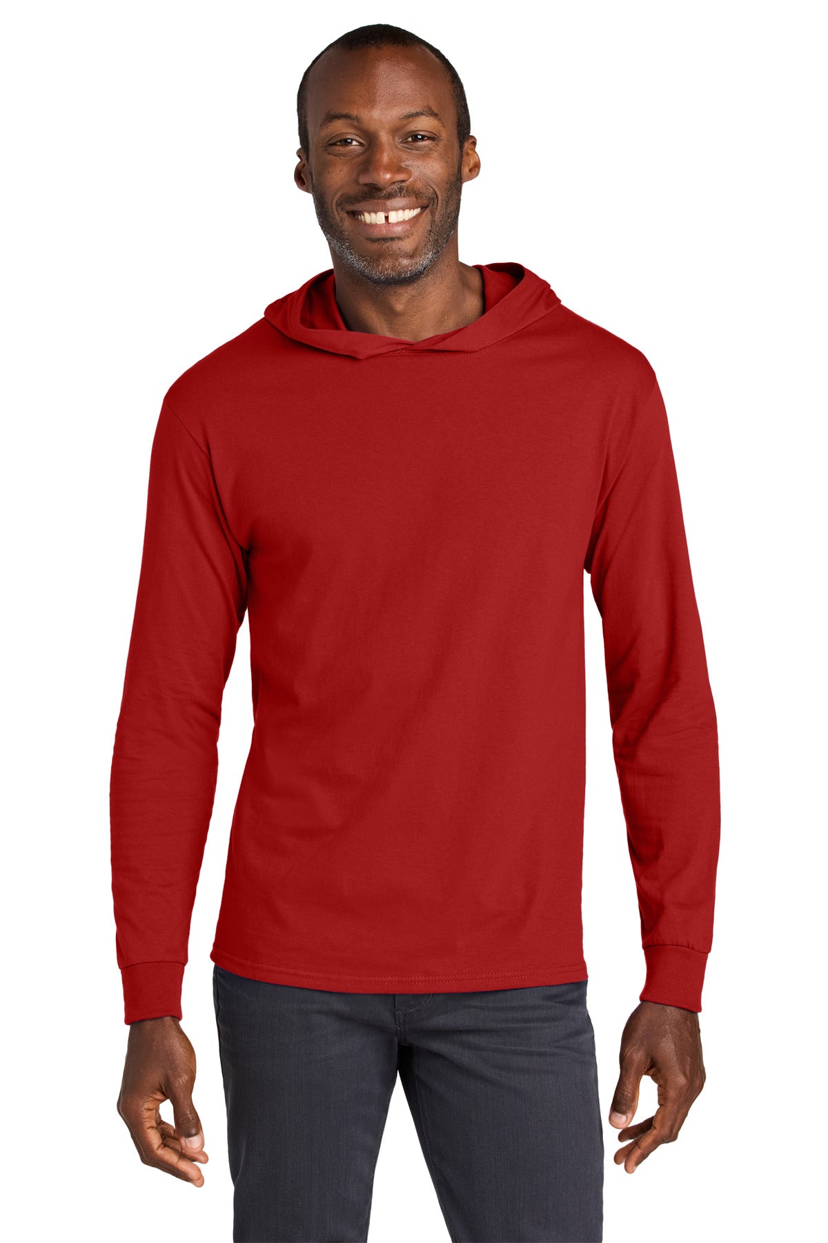 Jerzees Classics™ Unisex Cotton Long Sleeve Hooded T-Shirt 363LH