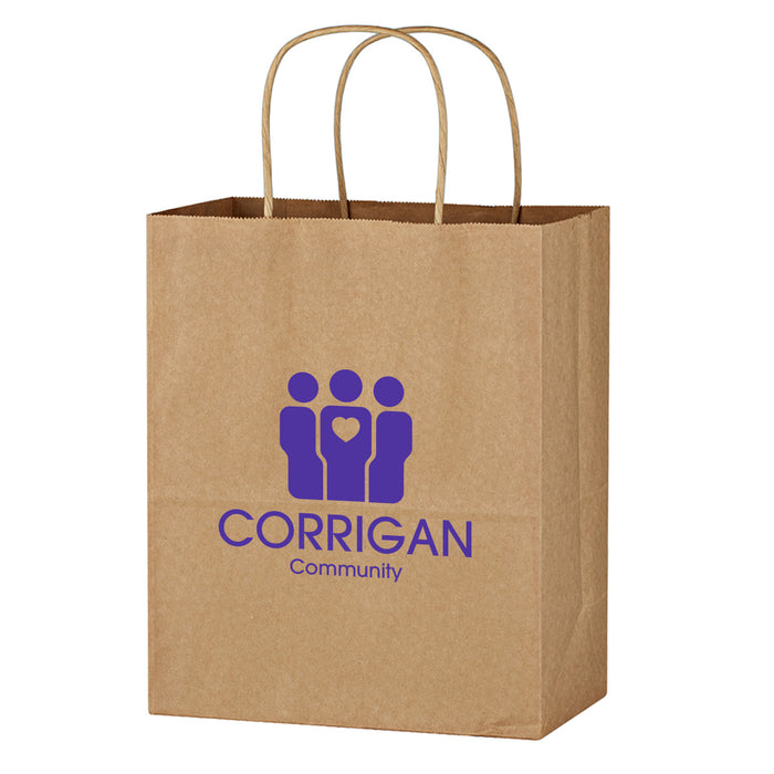 Kraft Paper Brown Shopping Bag - 13