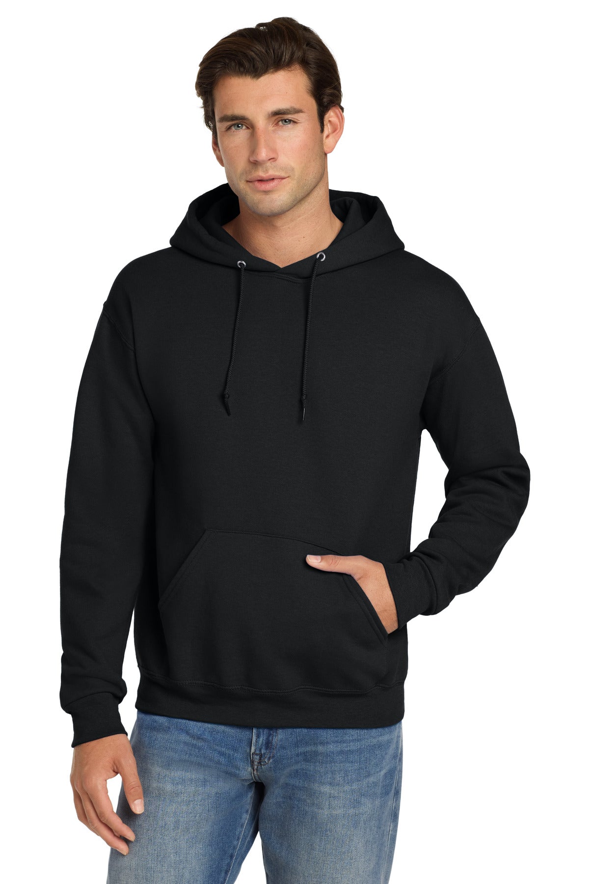 Jerzees® Super Sweats® NuBlend® - Pullover Hooded Sweatshirt.  4997M