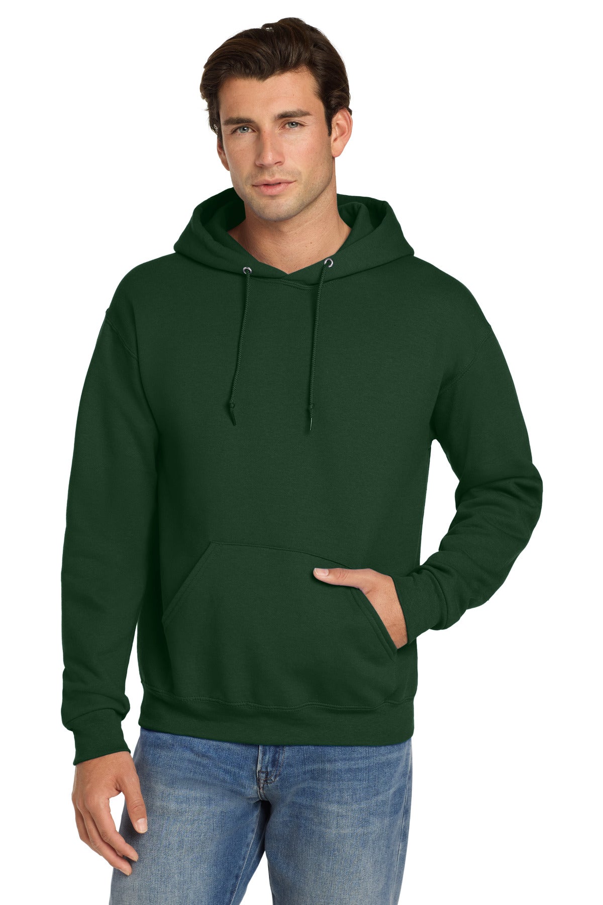 Jerzees® Super Sweats® NuBlend® - Pullover Hooded Sweatshirt.  4997M