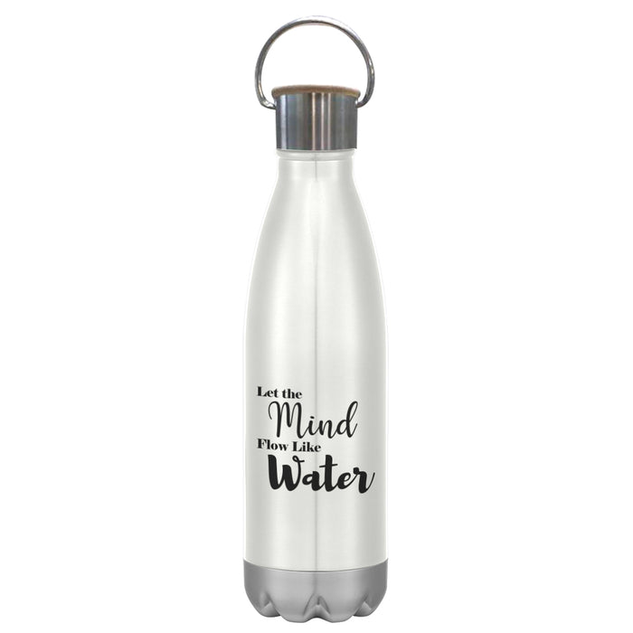 16 Oz. Swiggy Stainless Steel Bottle With Bamboo Lid