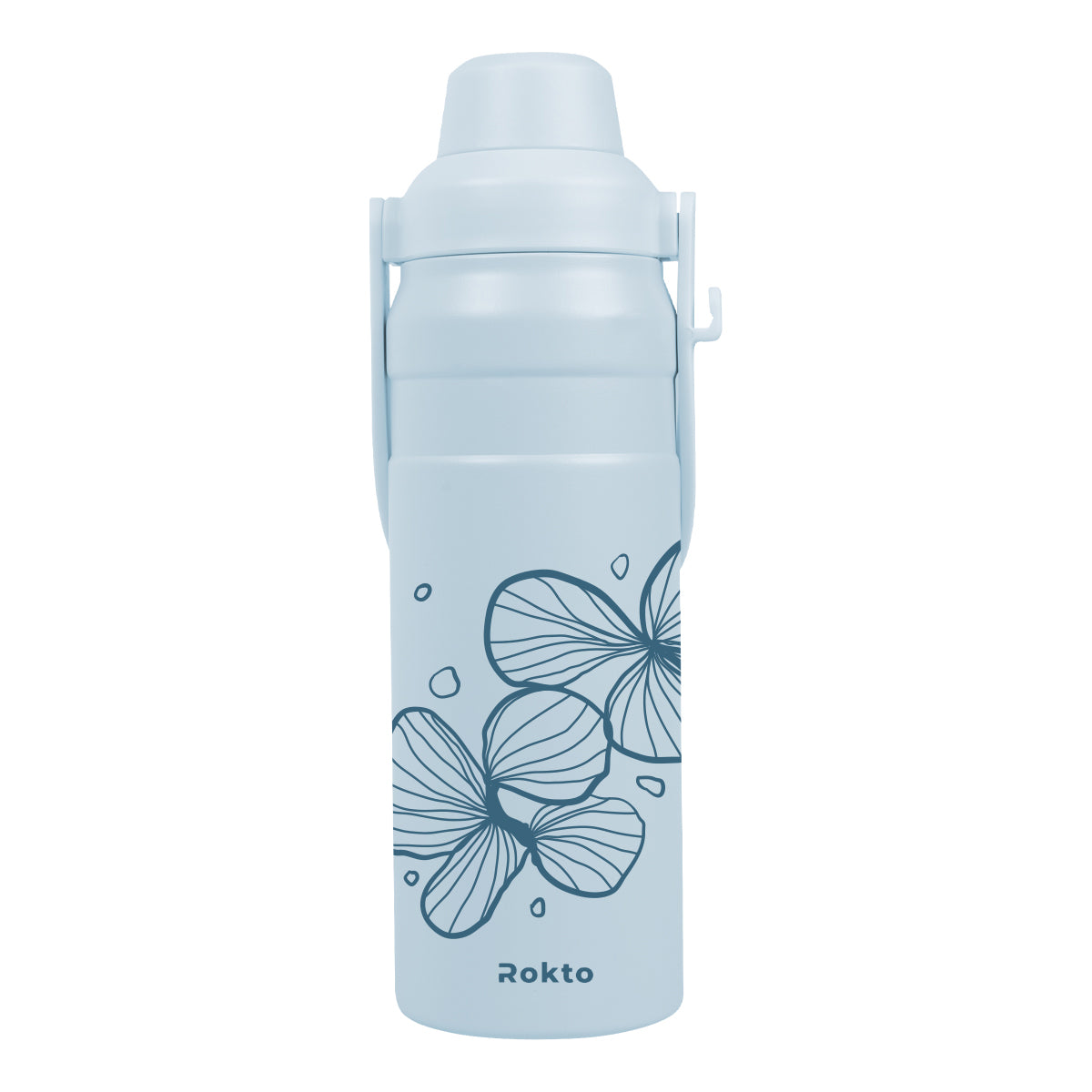 24 Oz. Summit Sip Recycled Stainless Steel Bottle With Easy Carry Handle