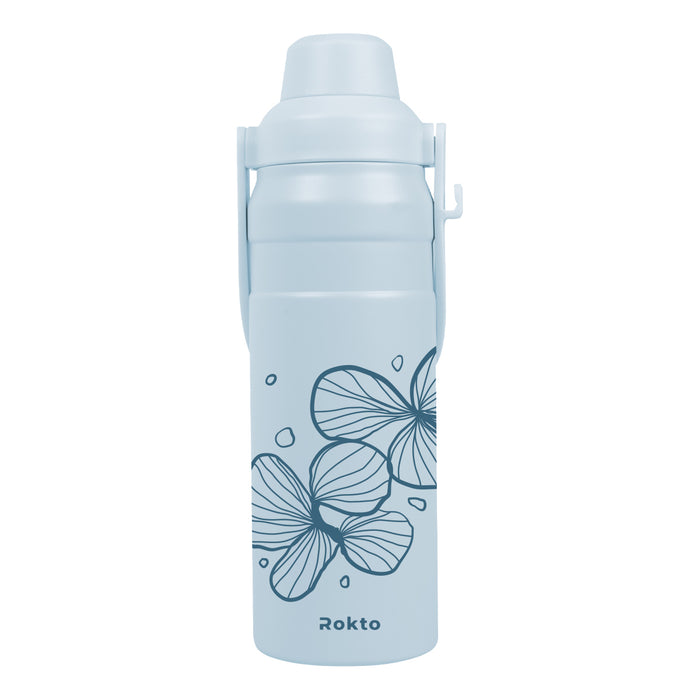 24 Oz. Summit Sip Recycled Stainless Steel Bottle With Easy Carry Handle