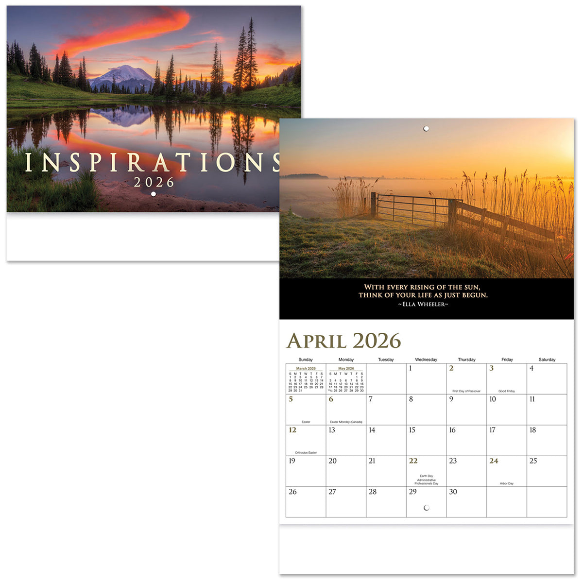 Inspirations Stapled Wall Calendar