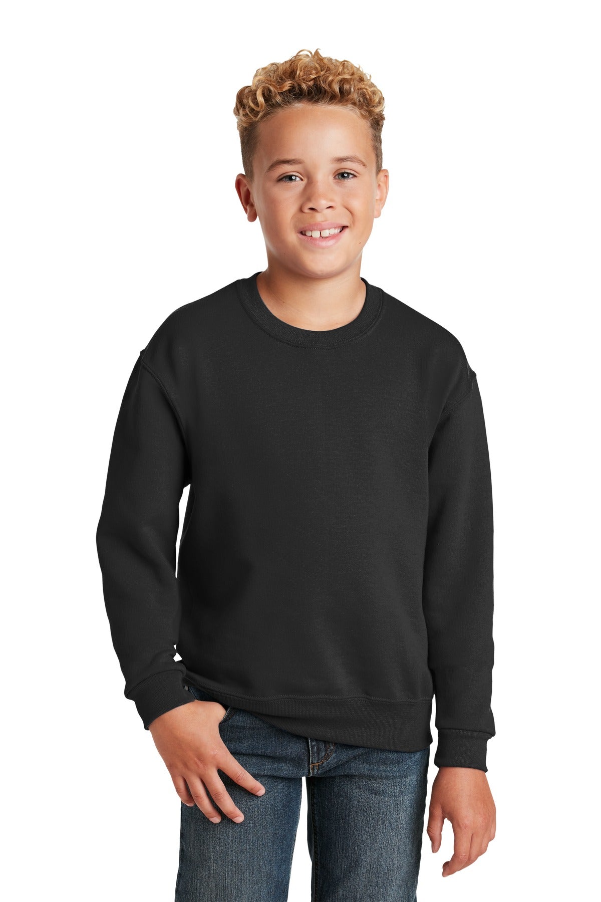 Jerzees® - Youth NuBlend® Crewneck Sweatshirt.  562B