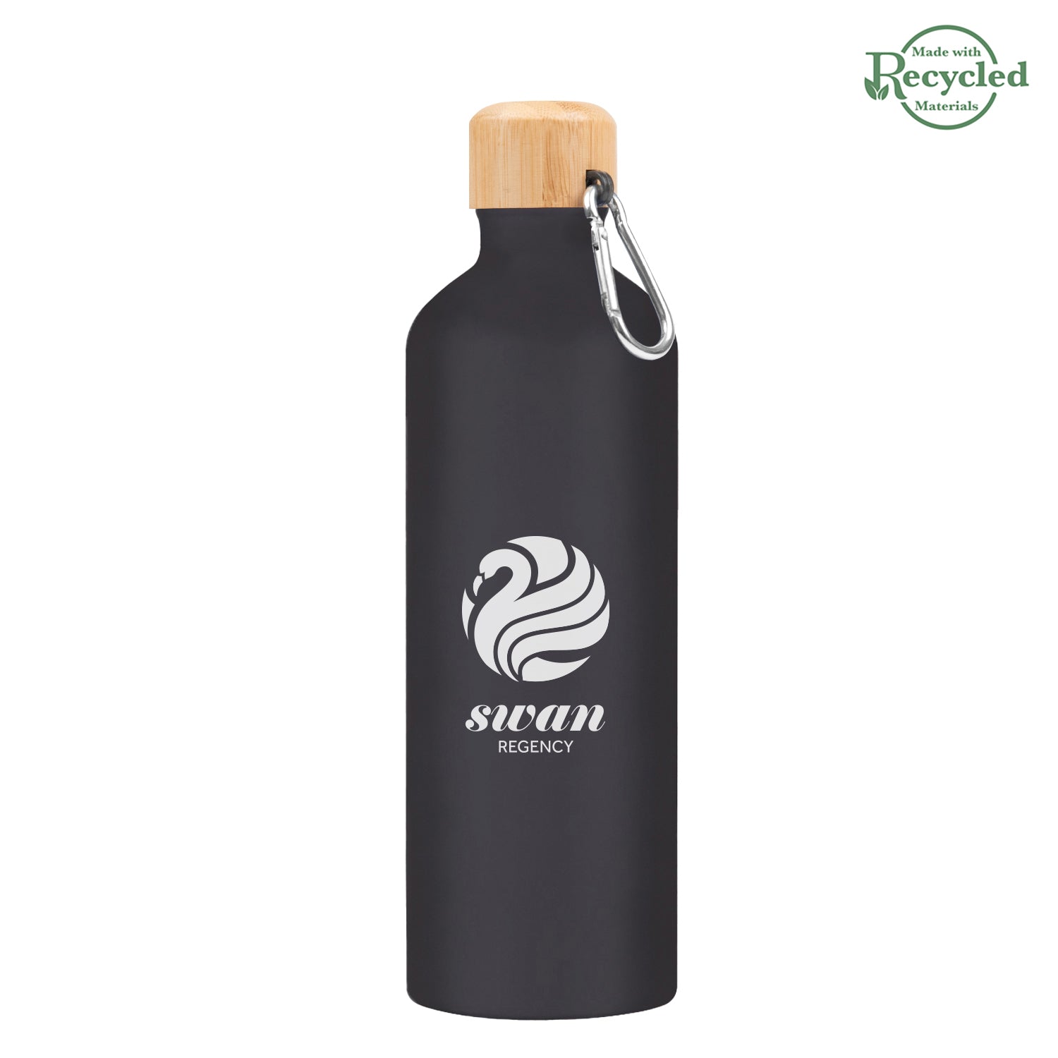 25 Oz. Aluminum Tundra Bike Bottle With Bamboo Lid
