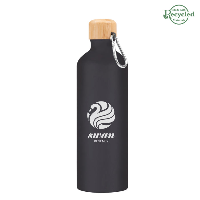25 Oz. Aluminum Tundra Bike Bottle With Bamboo Lid