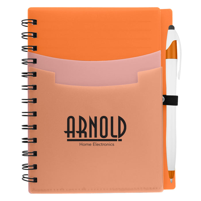 Tri-Pocket Notebook & Pen