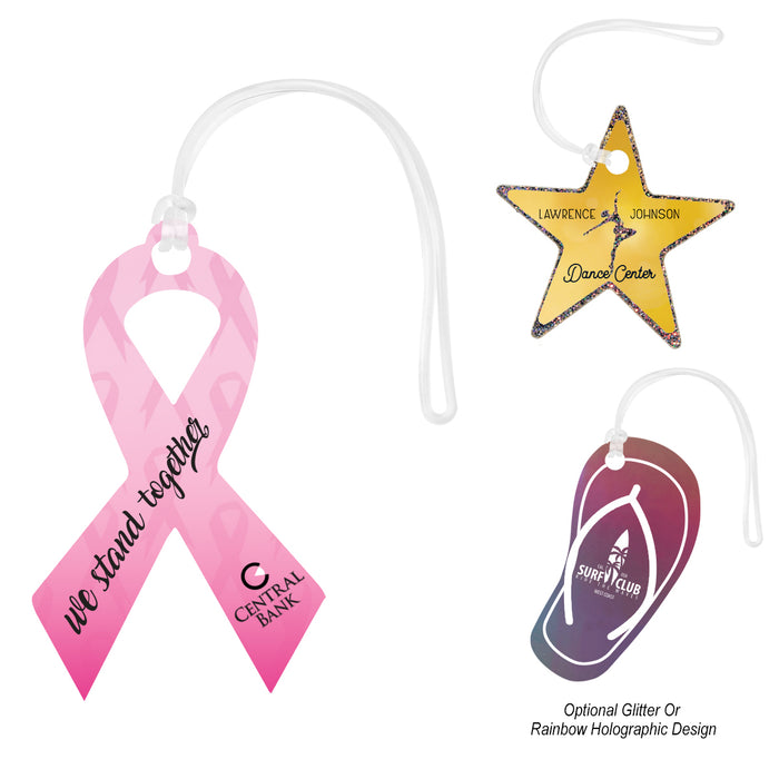 Acrylic Bag Tag - Custom Shapes 9