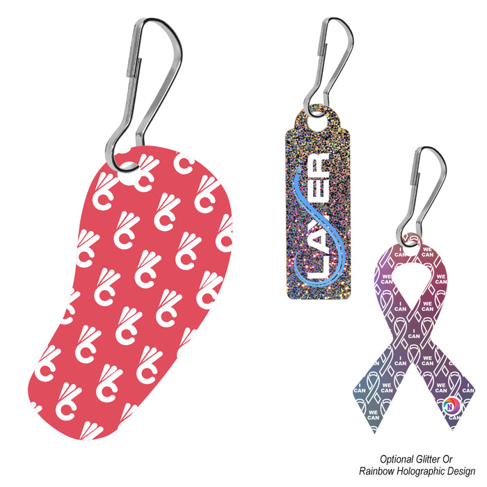 Acrylic Zipper Pull - Custom Shape 4