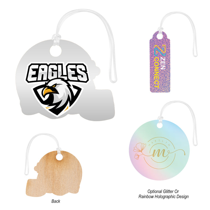 Full Color Wood Bag Tag - 9