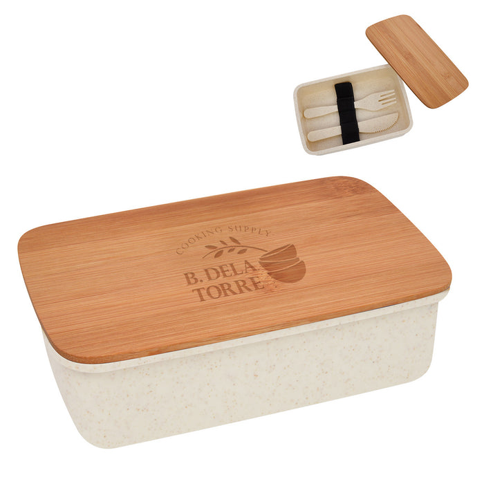 Harvest Lunch Set With Bamboo Lid