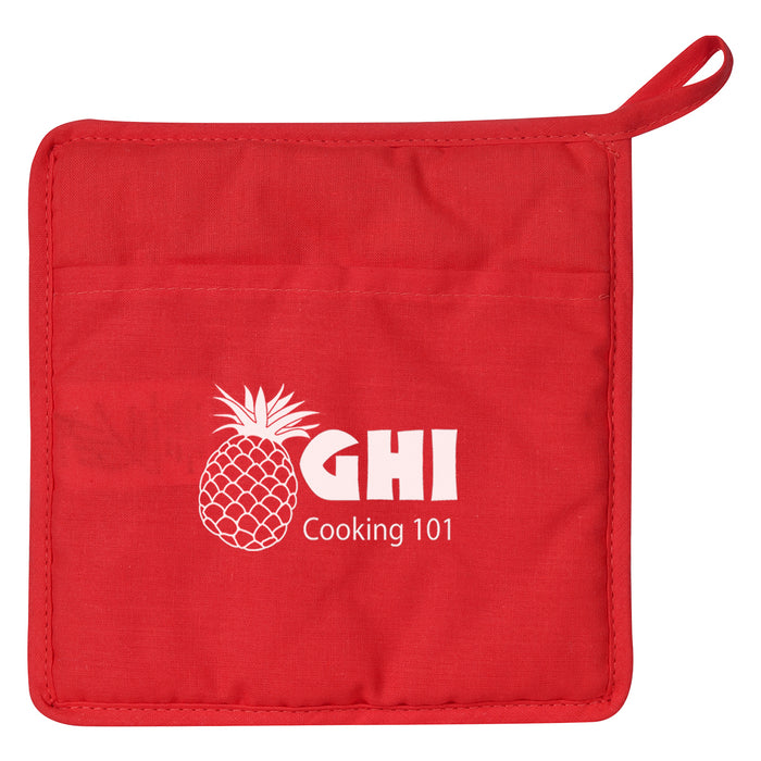 Quilted Cotton Canvas Pot Holder