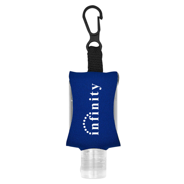 1 oz. Hand Sanitizer With EVA CASE AND CLIP