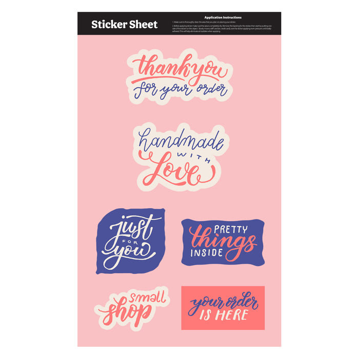 Sticker Sheet 11.5