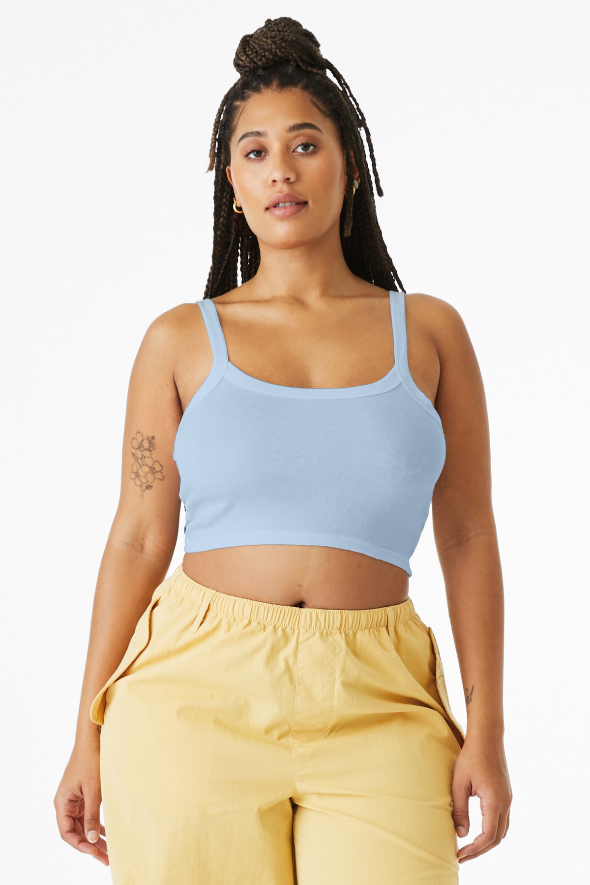 BELLA+CANVAS® Women's Micro Rib Spaghetti Strap Tank BC1012