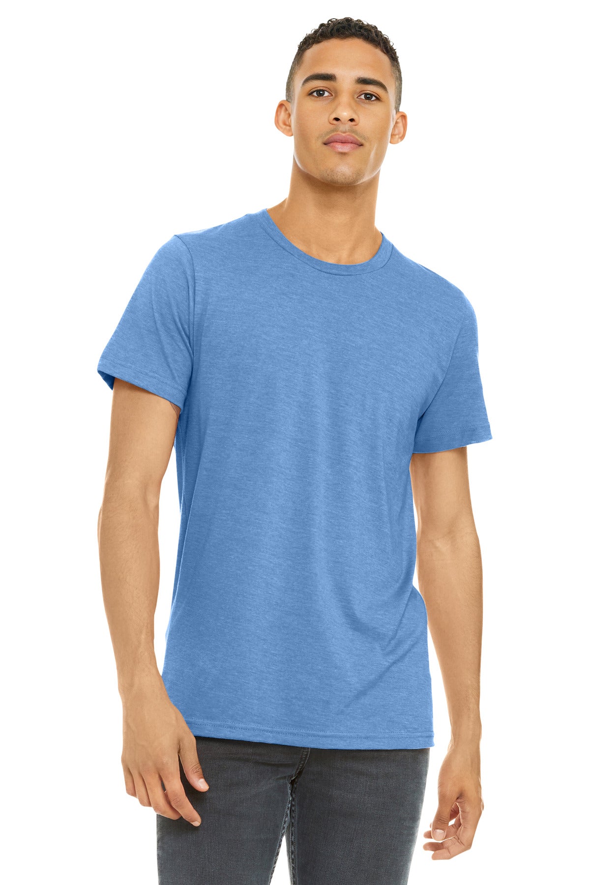 BELLA+CANVAS ® Unisex Heather CVC Short Sleeve Tee. BC3001CVC