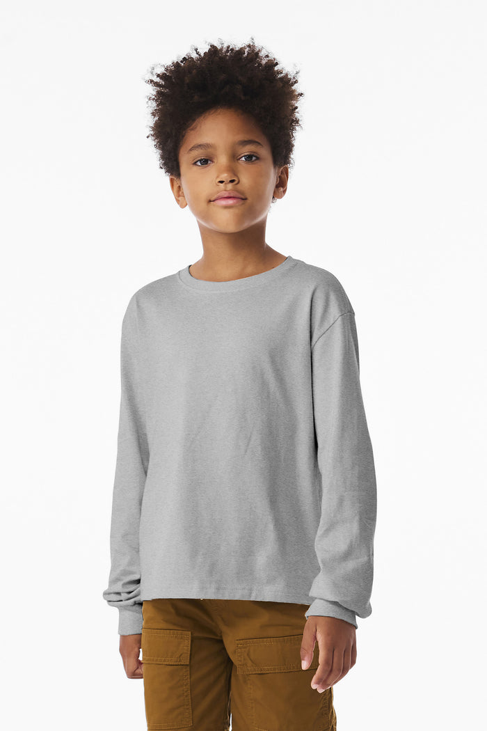 BELLA+CANVAS® Youth 6-Ounce Heavyweight Long Sleeve Tee BC3511Y